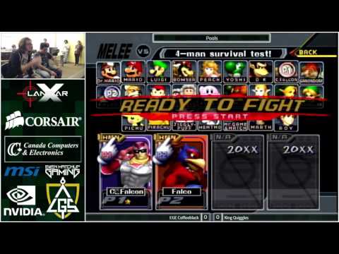 LANWAR X - EGE | Coffeeblack (Falcon) vs King Quiggles (Falco) - SSBM Pools