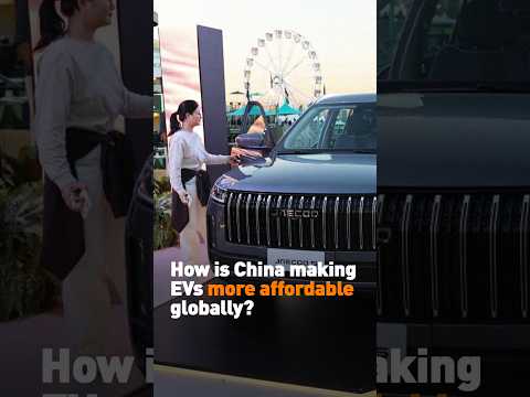How is China making EVs more affordable globally?