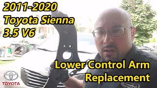 2015 Toyota Sienna 3.5 V6 - Lower Control Arm Replacement