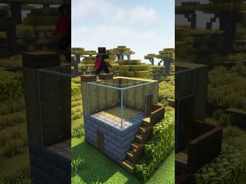 Insane Minecraft Small House Build 🏠 #shorts