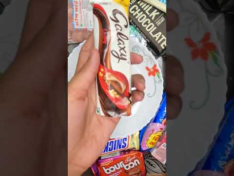 Crispy Galaxy  Chocolate Bars | #shorts