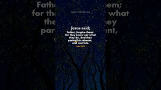 Father, Forgive Them 🙏 The Mercy of Jesus – Luke 23:34 #jesuschrist #prayer #godsays #prayer
