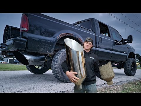 I Put a 36in Stack Tip On The 6.0 Powerstroke