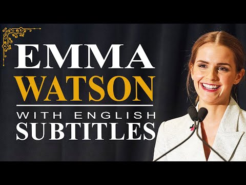 Emma Watson Speech | HeForShe Campaign 2014 | United Nation | Great English Speeches with Subtitles