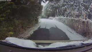 九州での私の町ではめったに雪は降りません