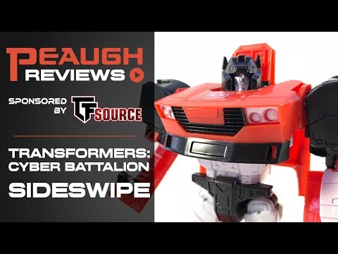 Video Review: Transformers Cyber Battalion - SIDESWIPE