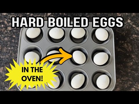 Perfect Oven-Baked Hard Boiled Eggs 🥚 Never Fail Hack! Easy Meal Prep Tips Will Change Your Life 🔥