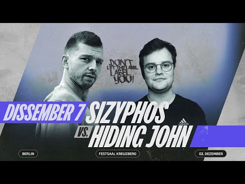 Sizyphos vs Hiding John ⎪ Rap Battle @ DISSember #7 ⎪ DLTLLY