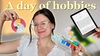A cozy & relaxing hobby filled day