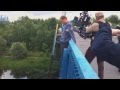 Съемки 4 серийного фильма "Пропавший без вести". Алексей прыгает в воду. 