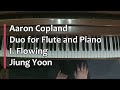 Piano Part- Copland, Duo for Flute and Piano, I. Flowing