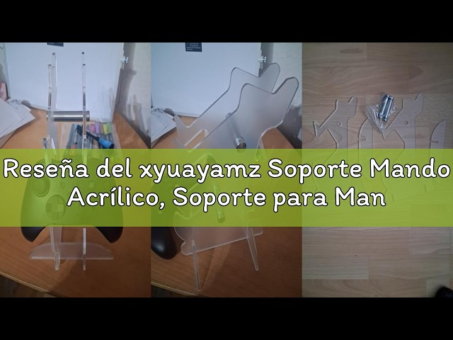 Vídeo relacionado con xyuayamz Soporte Mando Acrílico, Soporte para Mando y Auriculares, Controller Holder para Mesa, Gamepads Porta Controller para PS5 PS4 Xbox, 1 Piezas, Transparente