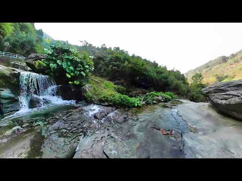 360 Degree View of Barbotey Rock Garden at Chunnu Summer Falls | Ganga Maya Park | Darjeeling