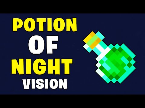 Unlock Night Vision in Minecraft! Master Miner's Potion Trick