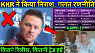 IPL 2021: List of all released players for KKR। Poor strategy & plan by KKR management