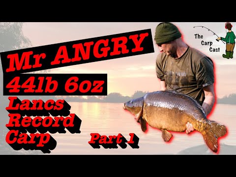 Jamie Clossick lands Lancashires finest carp  Mr Angry