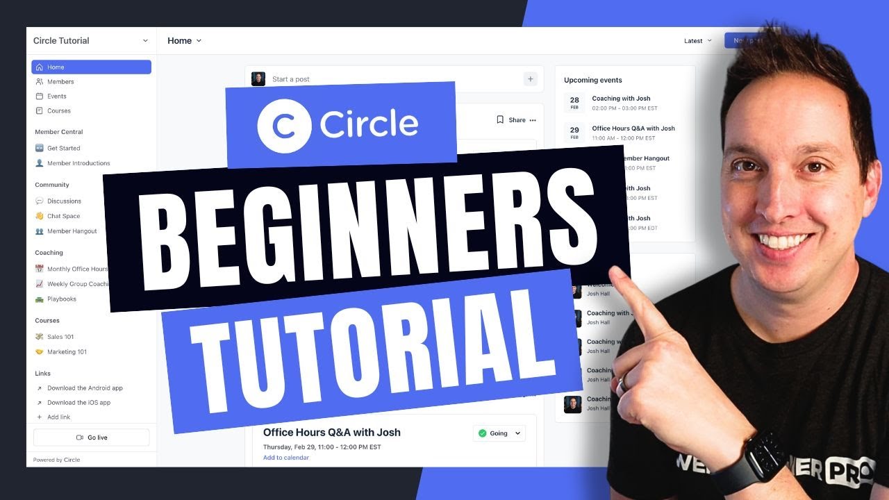 2024 Circle.so Beginners Tutorial - Build Your Online Community Fast