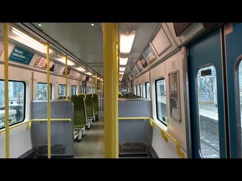 On Board an IE 8520 Class Dart Train - Blackrock to Booterstown, Dublin