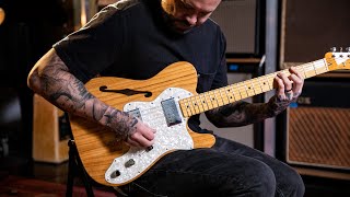 Video thumbnail for Fender American Vintage II 1972 Telecaster Thinline Electric Guitar | Demo with Tim Stewart by Guitar Center