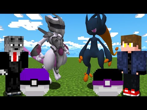 Minecraft - *NOVA* LUCKY PIXELMON DE GALAR MEWTWO DE ARMADURA VS MEGA MEWTWO SHADOW Y!! (Pokémon)