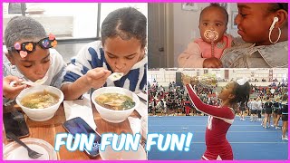 VLOG: CHEERLEADING COMPETITION, SCARY MOVIE NIGHT, PUMPKIN PATCH FAIL & MORE | YOSHIDOLL