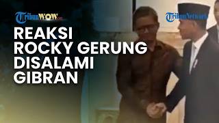 Momen Rocky Gerung Disalami Wapres Gibran Rakabuming Raka, Tepuk Pundak dan Berbisik