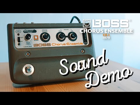 BOSS CE-1 Chorus Ensemble   // The Original Chorus Sound