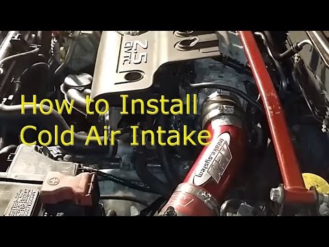 Part 3 sentra spec v, how to install Cold Air intake, and engine fires up first time
