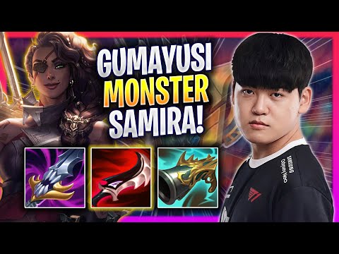 GUMAYUSI IS A MONSTER WITH SAMIRA! - T1 Gumayusi Plays Samira ADC vs Varus! | Season 2023