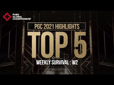 PGC 2021 Week 2 Weekly Survival TOP5 Highlights 🔥 | PUBG Esports