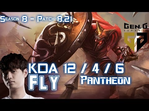 GEN Fly PANTHEON vs VEIGAR Mid - Patch 8.21 KR Ranked