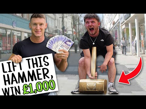 Lift Thor's Hammer, WIN £1,000!!