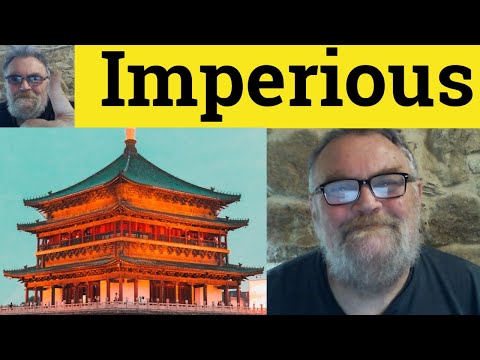 😎 Imperious Meaning - Imperiously Examples Imperiousness Defined Imperious Imperiously Imperiousness