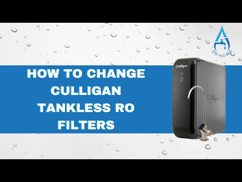 How to change Culligan Tankless RO filters