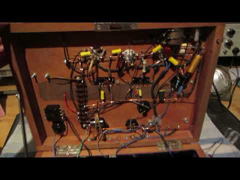 UKW Superhet Eigenbau mit 6 Röhren.