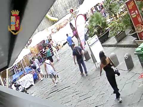 Rapina a Napoli, il video del colpo: 4 arresti