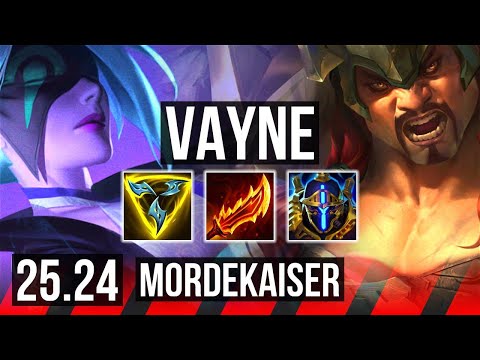 VAYNE vs MORDEKAISER (TOP) | EUNE Challenger | 25.24