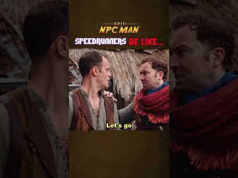 How speed runners look to NPCs #shorts #npc #speedrun #videogames #gamer #vldl #rpg