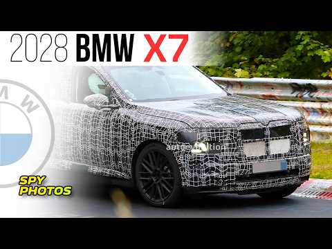 Spy photos: 2028 BMW X7 (looks like the V8 M60 version)