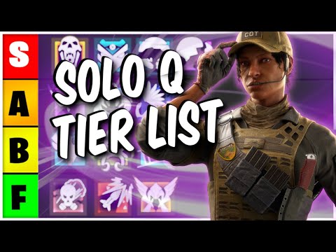 The Official Solo Q Operator Tier List! Operation Commanding Force (Y8S1) - Rainbow Six Siege 2023!