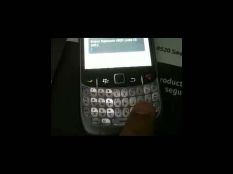 comment trouver le code mep blackberry curve 8520