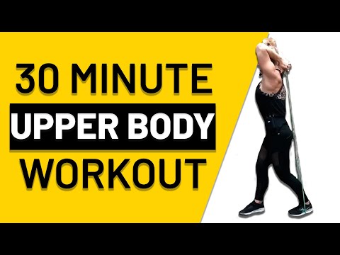 30 Minute Resistance Band Upper Body Workout- Power Train On Demand
