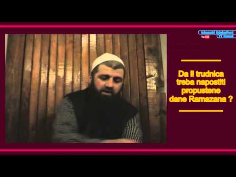 Dr  Safet Kuduzović   Da li trudnica treba napostiti propuštene dane Ramazana