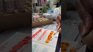 Swatching forgotten inks 🩷🧡💛  ep. 9 pinky-peachy treat!