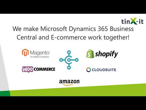 Demo Tinx Connector: E-commerce for Business Central: Magento, WooCommerce, Shopify, Cloudsuite