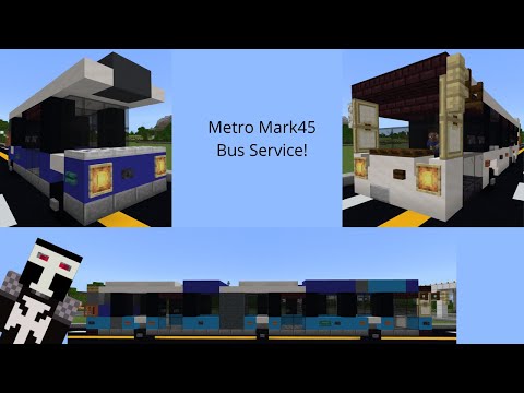 Metro Mark45's Bus Services | Minecraft (Episode 12)