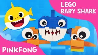 Lego Version of Baby Shark with Pixar Artist's Family | Animal Songs | Pinkfong Songs for Children