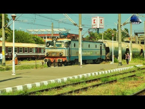 LE5100 40-0630-6 & Marfar UTZ Freight Train in Gara Ploiesti Sud Station - 10 August 2017