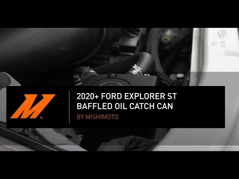Baffled Oil Catch Can Kit, Fits Ford Explorer ST 2020+ Installation Guide by Mishimoto