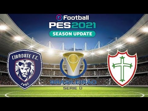 CIANORTE X PORTUGUESA - BRASILEIRÃO SÉRIE D - 14ª RODADA 04/09/21 [PES 2021]